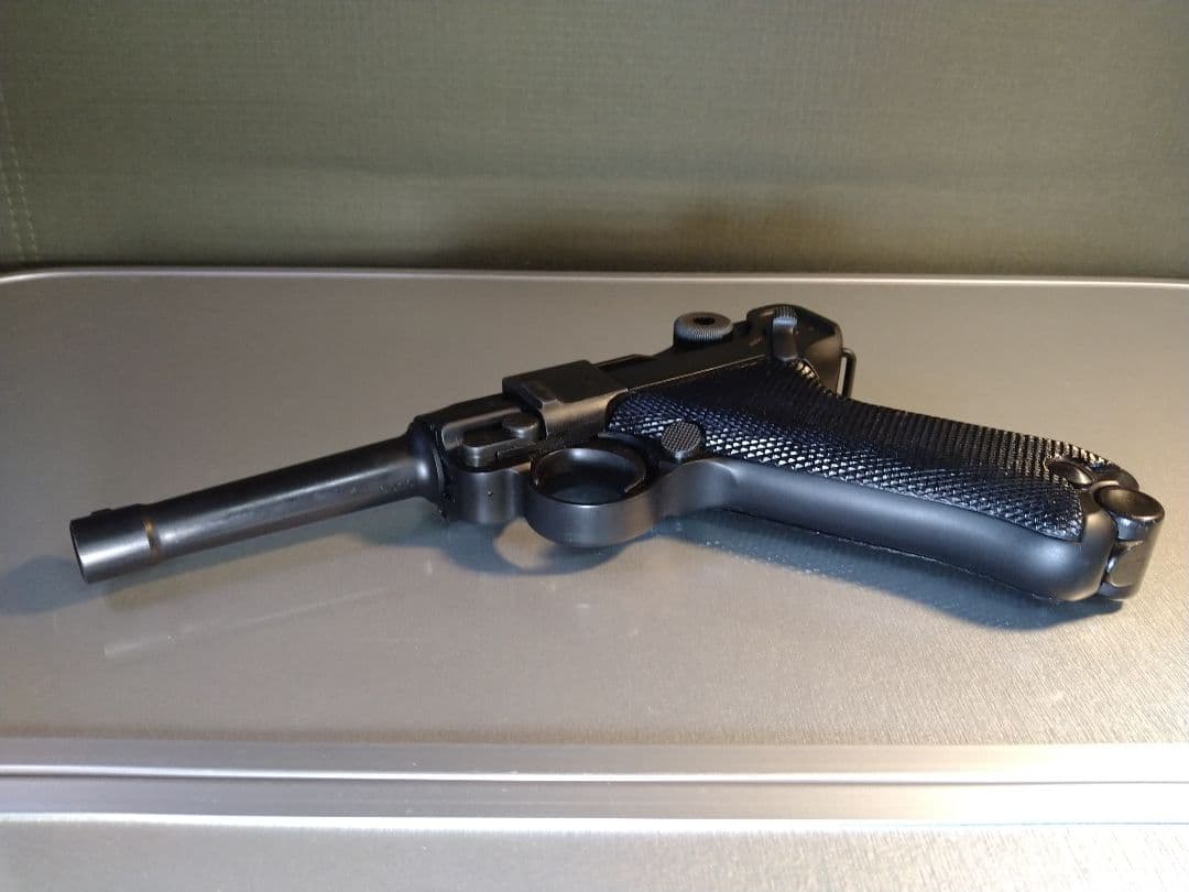 希少な美品！タナカ　ルガーP08　４インチ　快調ガスブロ、ガス漏れ無し！