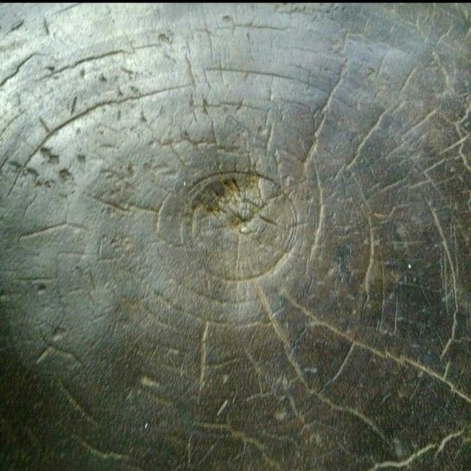 アフリカ　Tanzania　アンティーク木彫椅子　花台・オブジェに