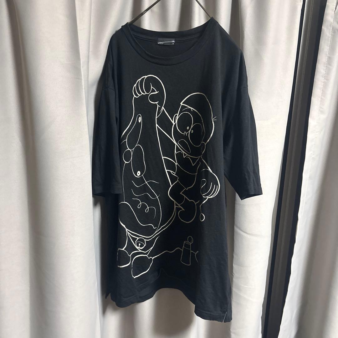 LAD MUSICIAN ドラえもん コラボ Tシャツ ブラック 44