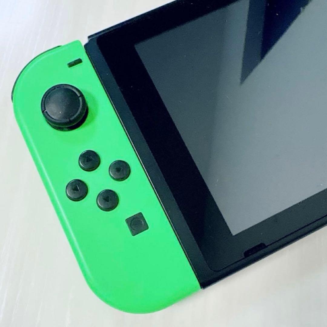 Nintendo Switch ネオングリーン/ネオンピンク 本体　SDカード付