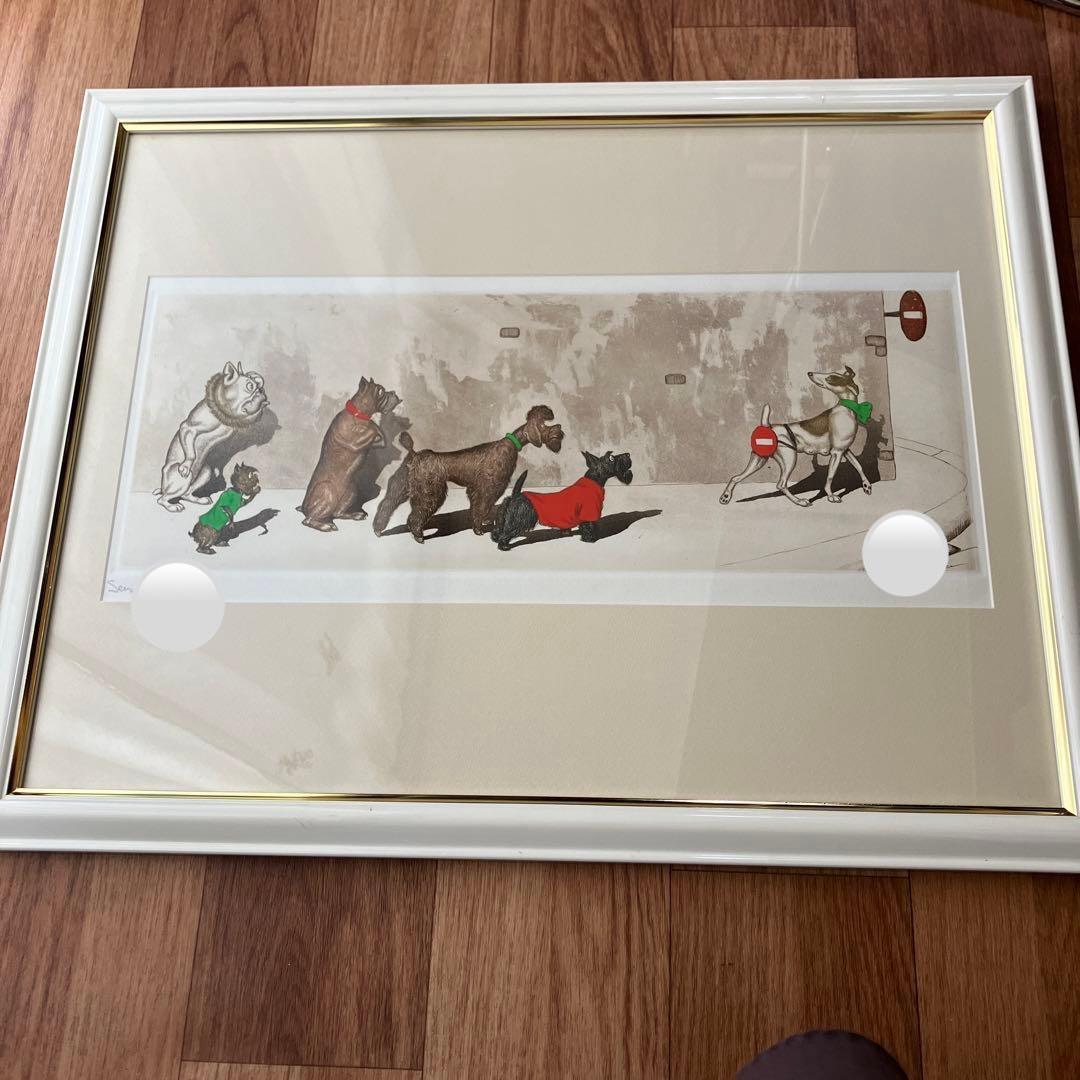 ボリス・オクライン　本人サインあり　美品　銅版画　エッチング