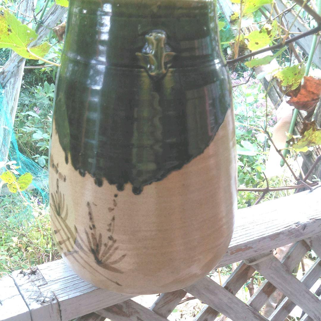 新品未使用　織部壺