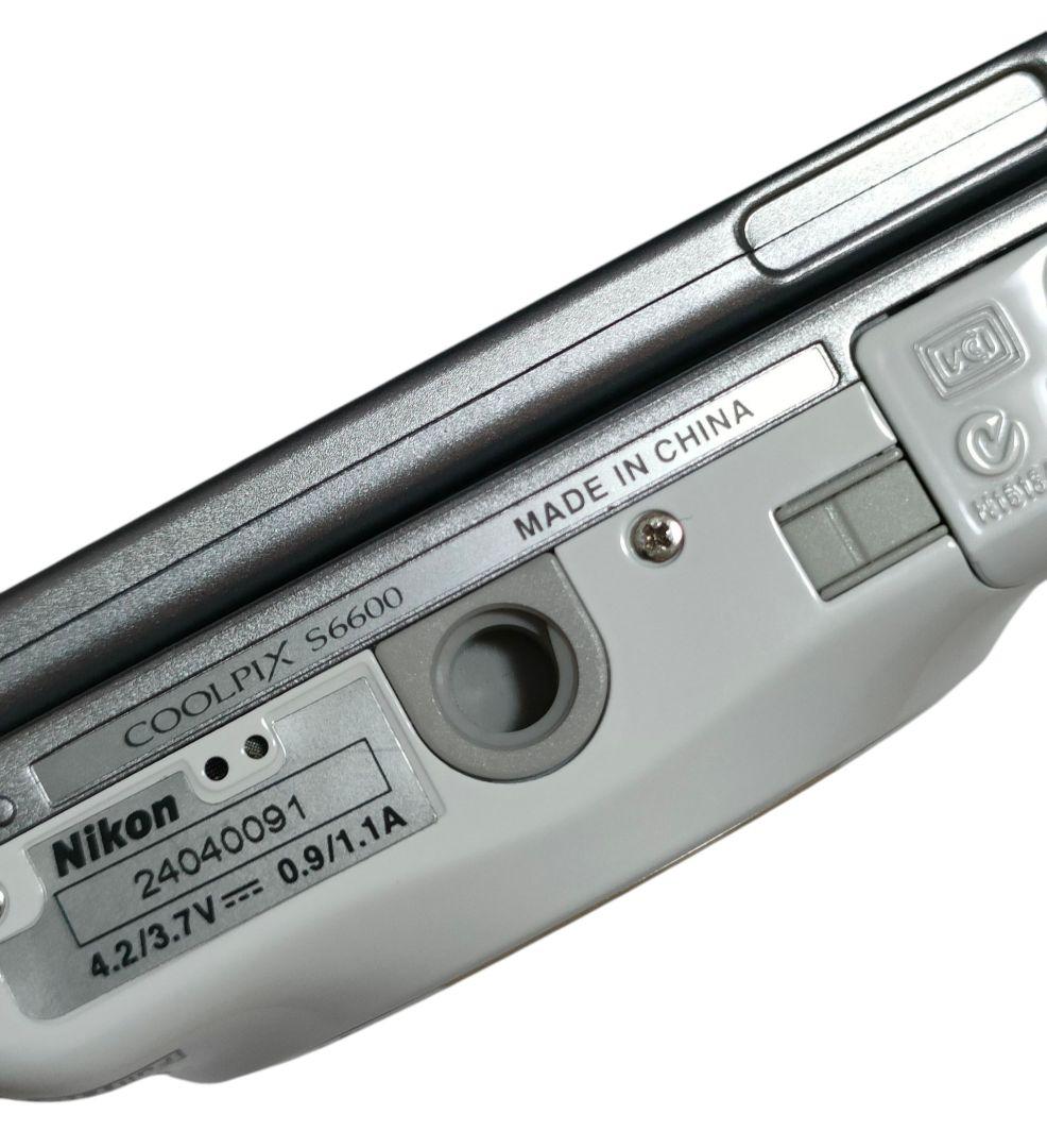 【Nikon／ニコン】COOLPIX S6600WHナチュラルホワイト