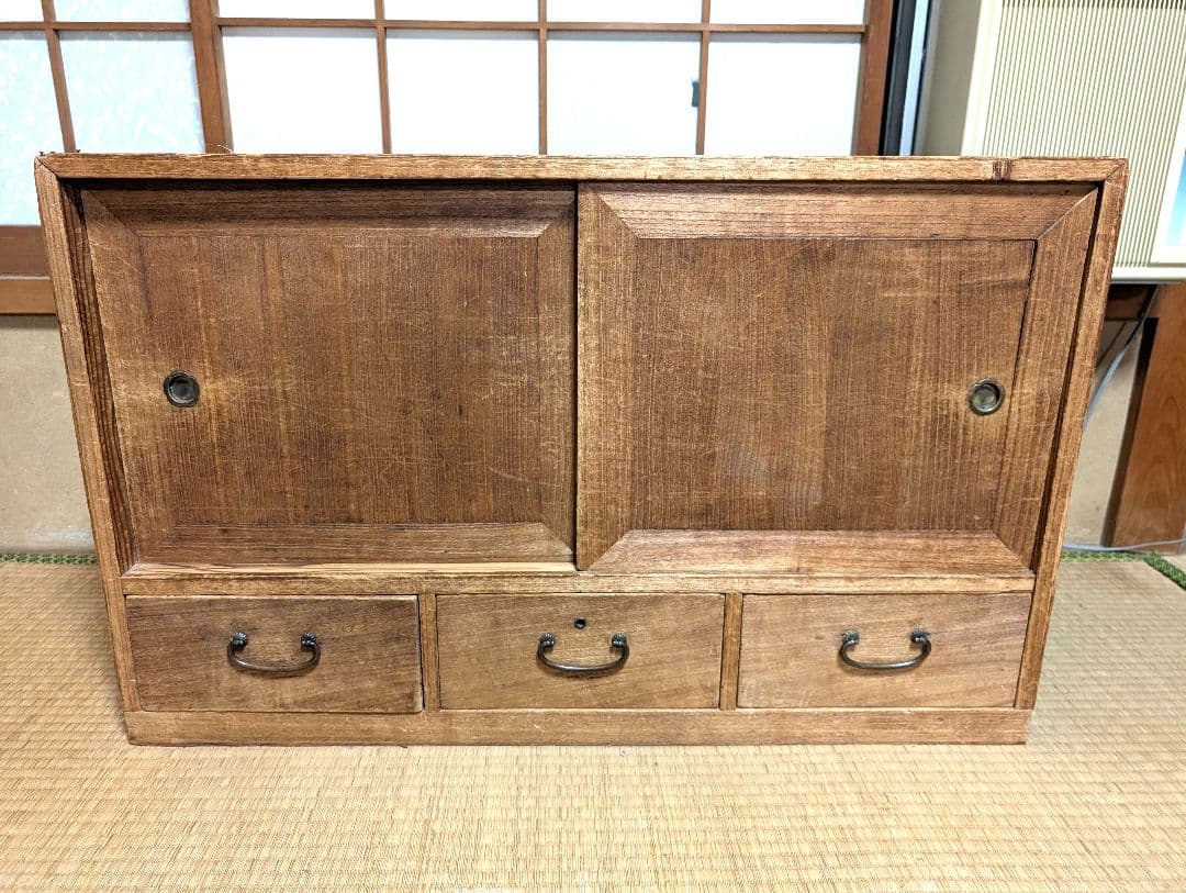 【直接引き渡可】昭和レトロ 桐 アンティーク家具 古道具