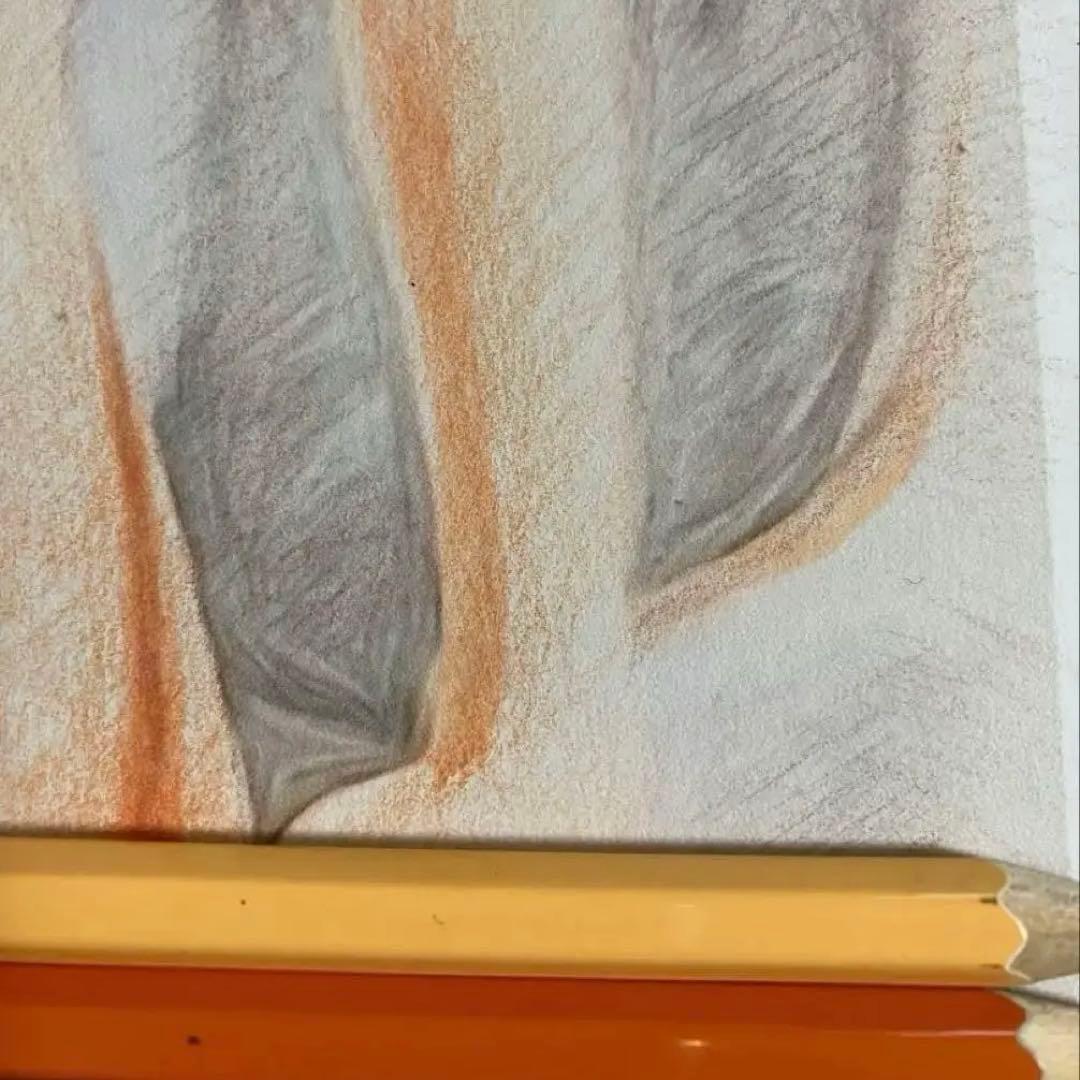 女優画18 額装品　額縁寸法32.7㎝×24.0㎝×1.5㎝　色鉛筆画　定款付