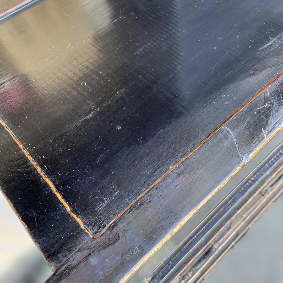 昭和レトロ　古家具　水屋箪笥　年代物　アンティーク　食器棚　カップボード