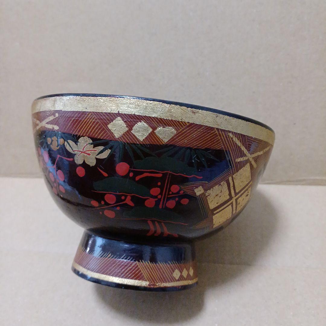 江戸時代　秀衝塗　椀