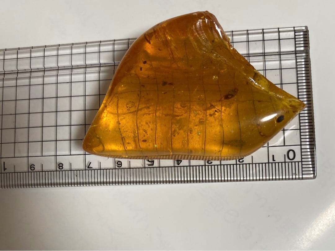 琥珀の半化石のコーパル　希少　虫入り　パワーストーン