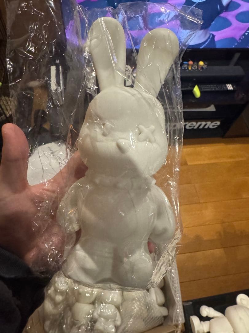 ベアアート 色付け前　流体クマ