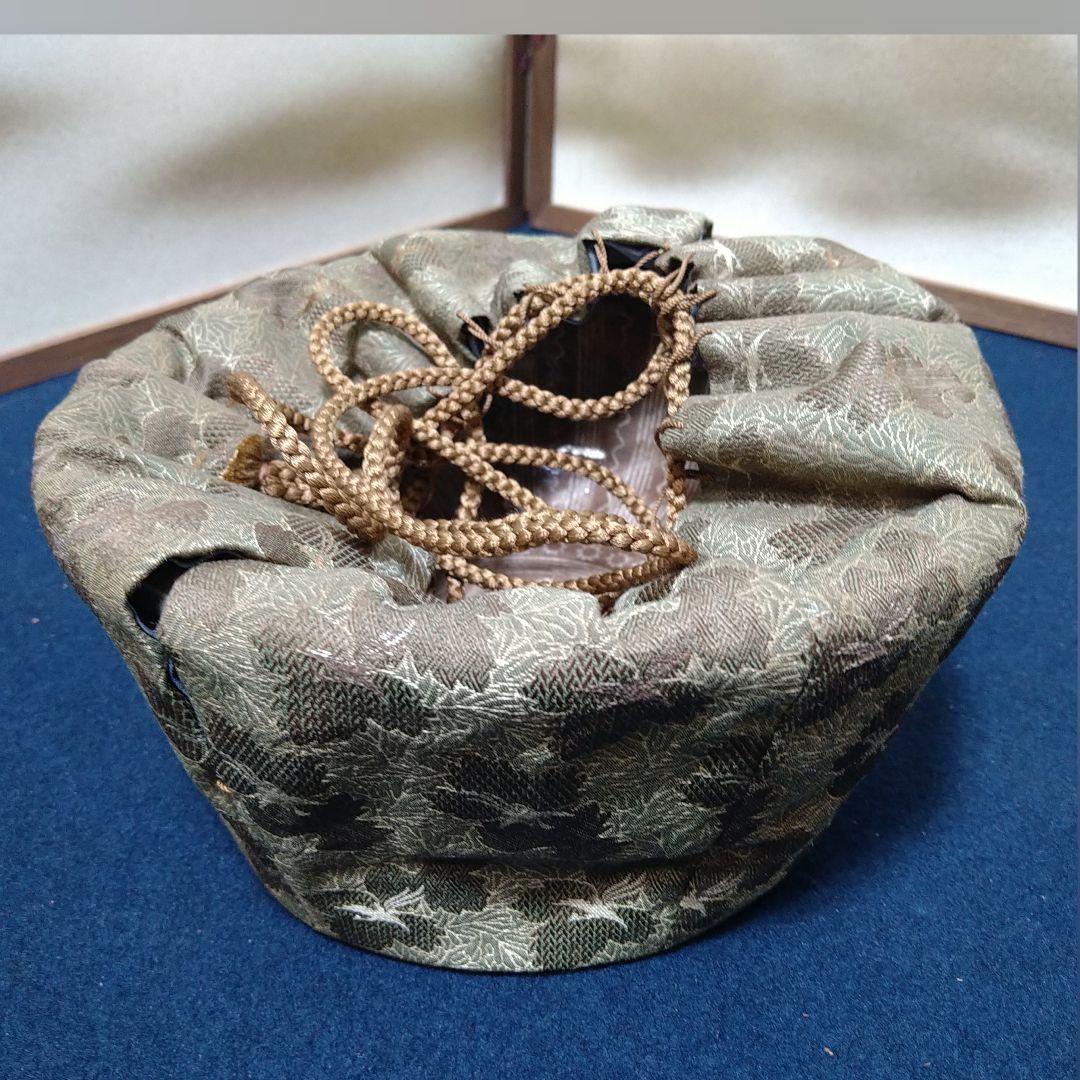 AH50 三島窯 音右衛門造 足付脚付菓子器 唐子 三島焼 菓子器 木箱入茶道具