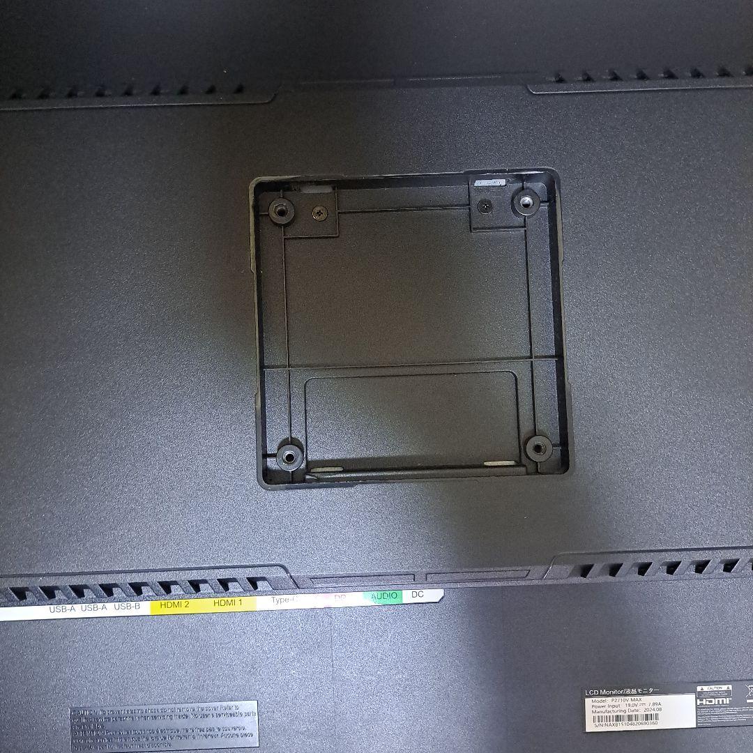 美品～普通TITAN ARMY P2710V MAX 4K 160hzゲーミング