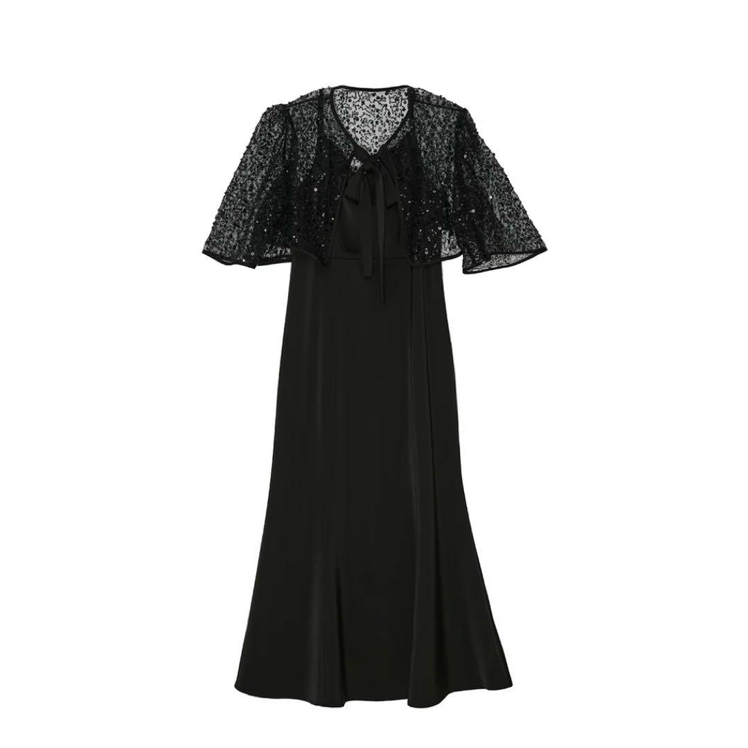 スパンコールビジューボレロマーメイドワンピースドレス