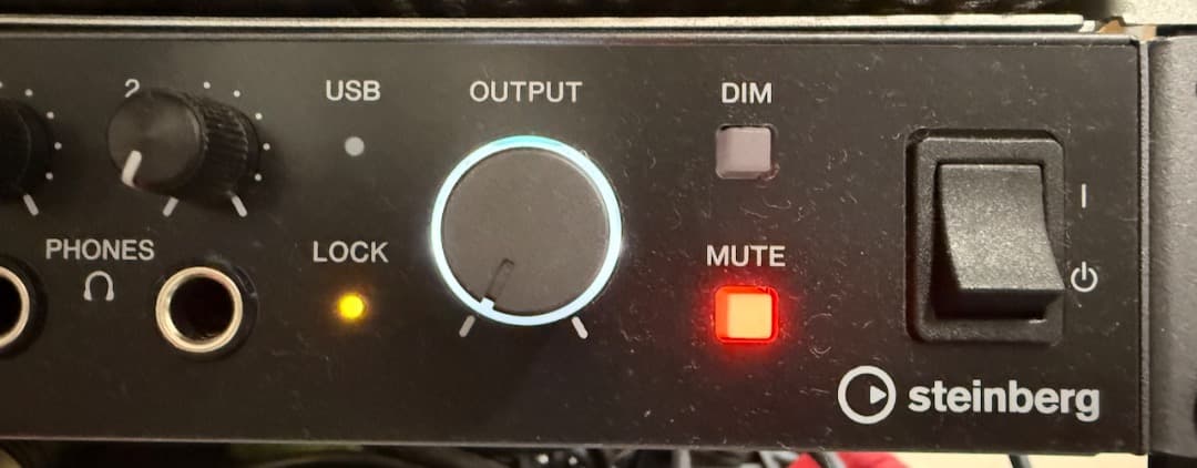 Steinberg　UR816C 現行品オーディオインターフェース　本体電源のみ