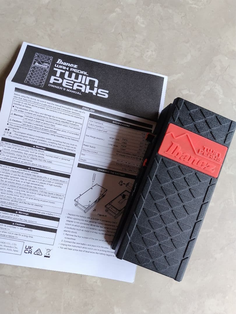 美品 Ibanez TWIN PEAKS ワウ ワウペダル