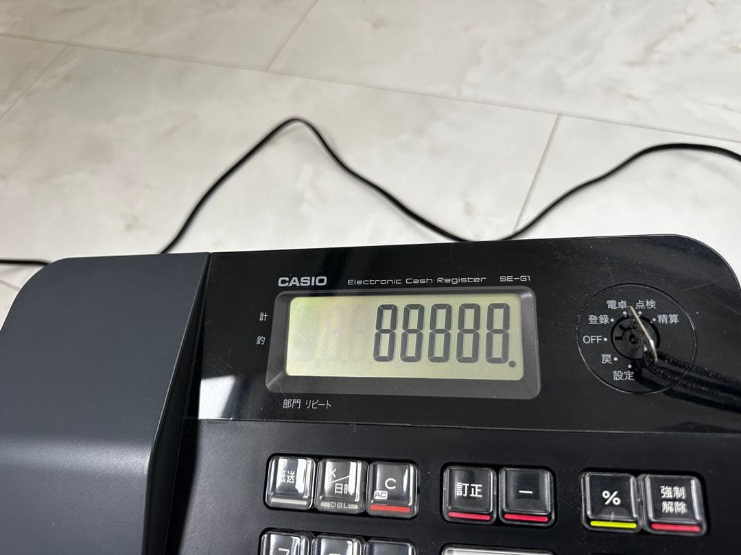 CASIO SE-G1/N L-100 レジスター