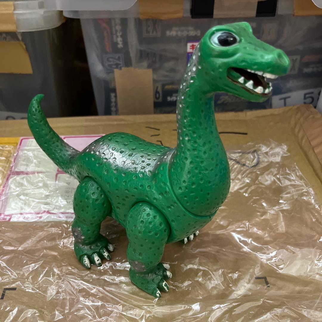 ⚠️激レア　野村トーイ　ネッシー　怪獣王子　ソフビ　緑色　1960年代　当時物