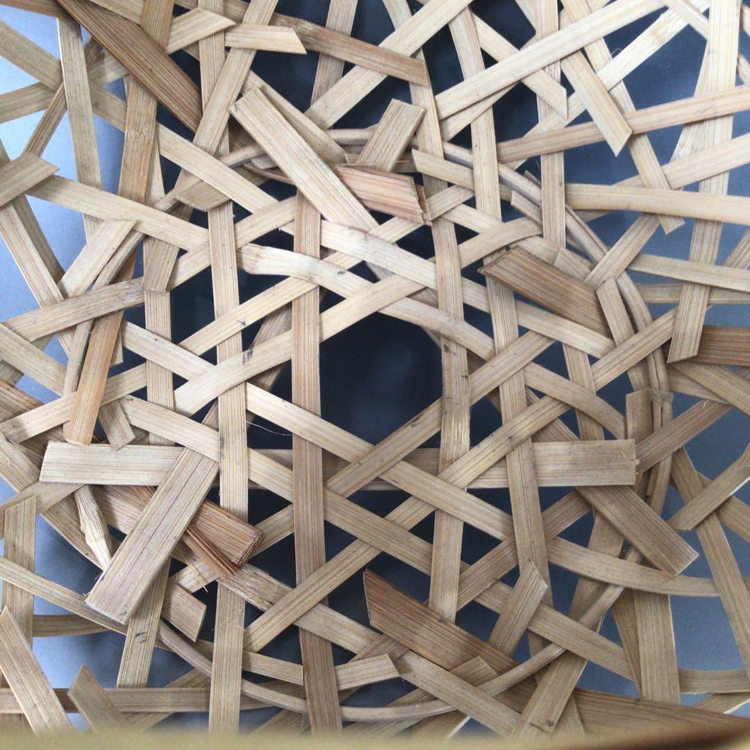 Ｒ８２７　有馬籠　『轡昭竹斎作』『竹編』『竹花入』『花篭』　木箱　花器