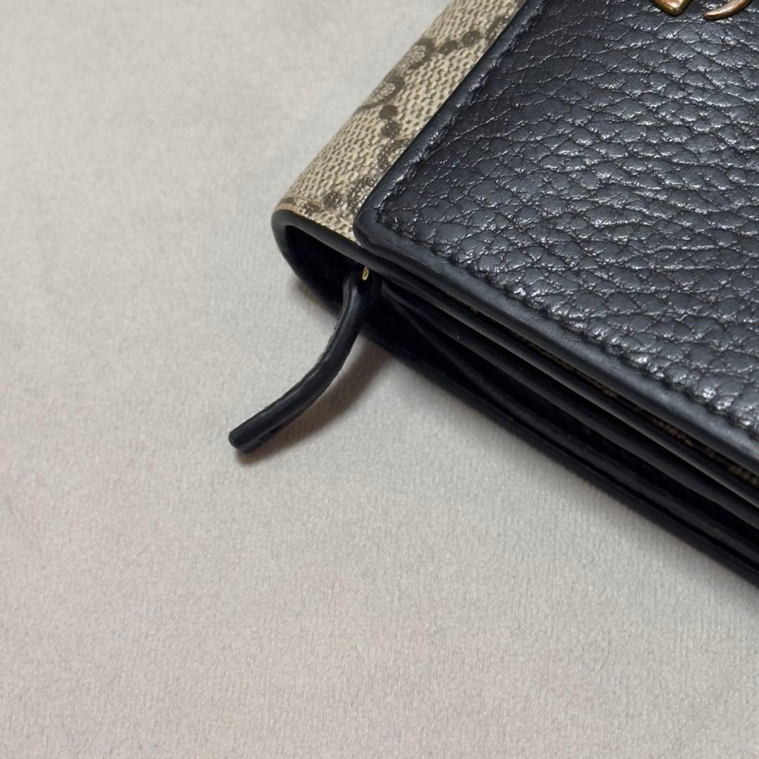 GUCCI＊GGマーモント＊二つ折り財布