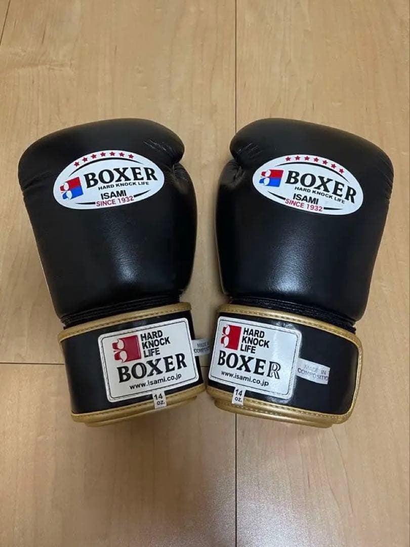 【美品】BOXERボクシンググローブ　イサミ　14オンス