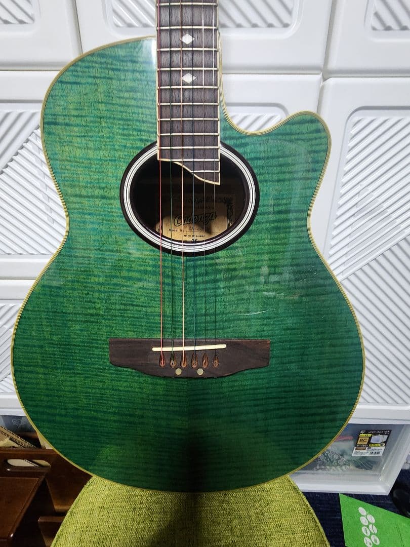 Cadenza EA-40 CB アコースティックギター　グリーン