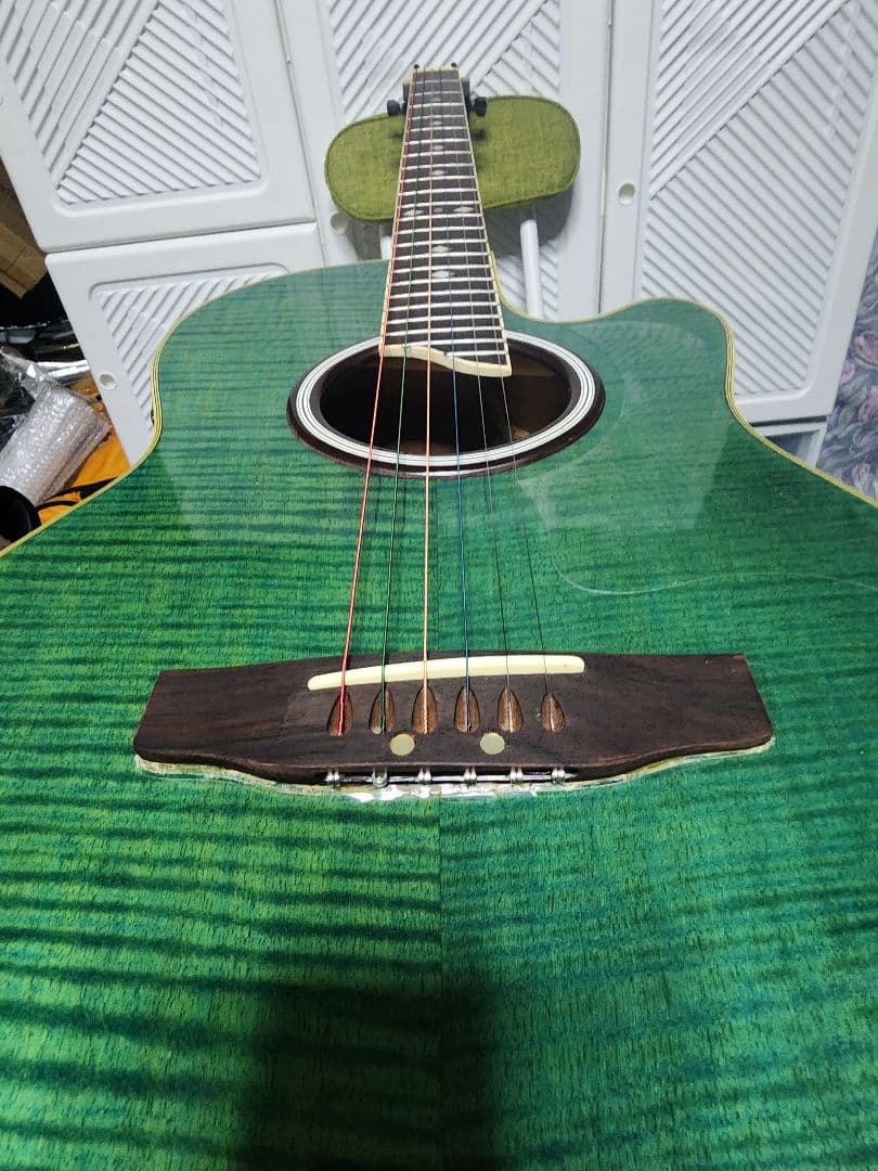 Cadenza EA-40 CB アコースティックギター　グリーン