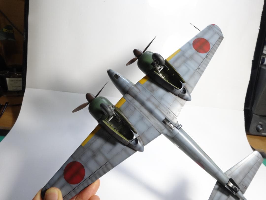 タミヤ1/48「百式司令部偵察機Ⅲ」完成品