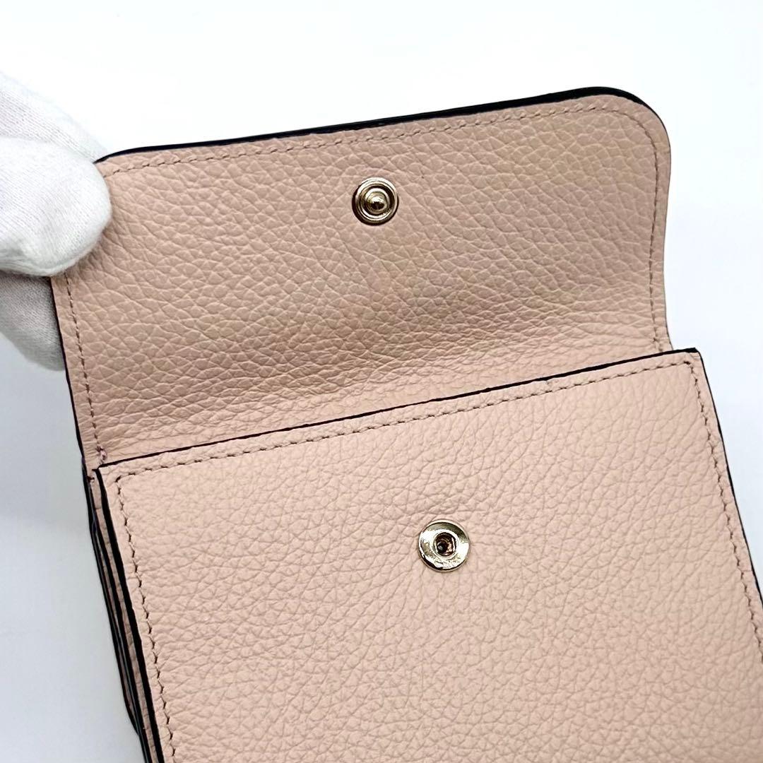 極美品✨Chloe クロエ アルファベット スモールトリフォールドウォレット