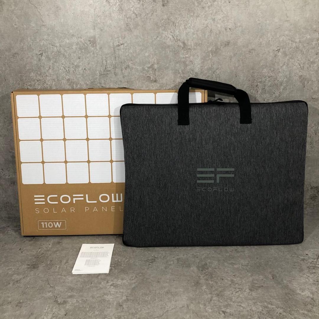 未使用 ECOFLOW エコフロー ソーラーチャージャー　110W 折りたたみ