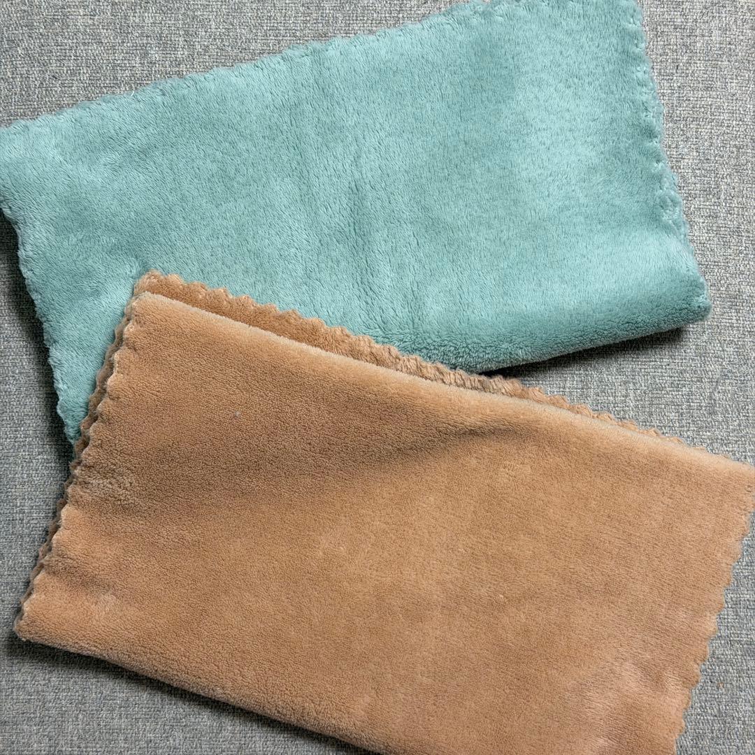 マイクロファイバー　フェイスタオル　新品　2枚