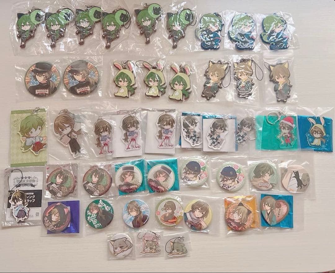 【画像複数枚】 明治東京恋伽　めいこい グッズセット 菱田春草 アクスタ 缶バ