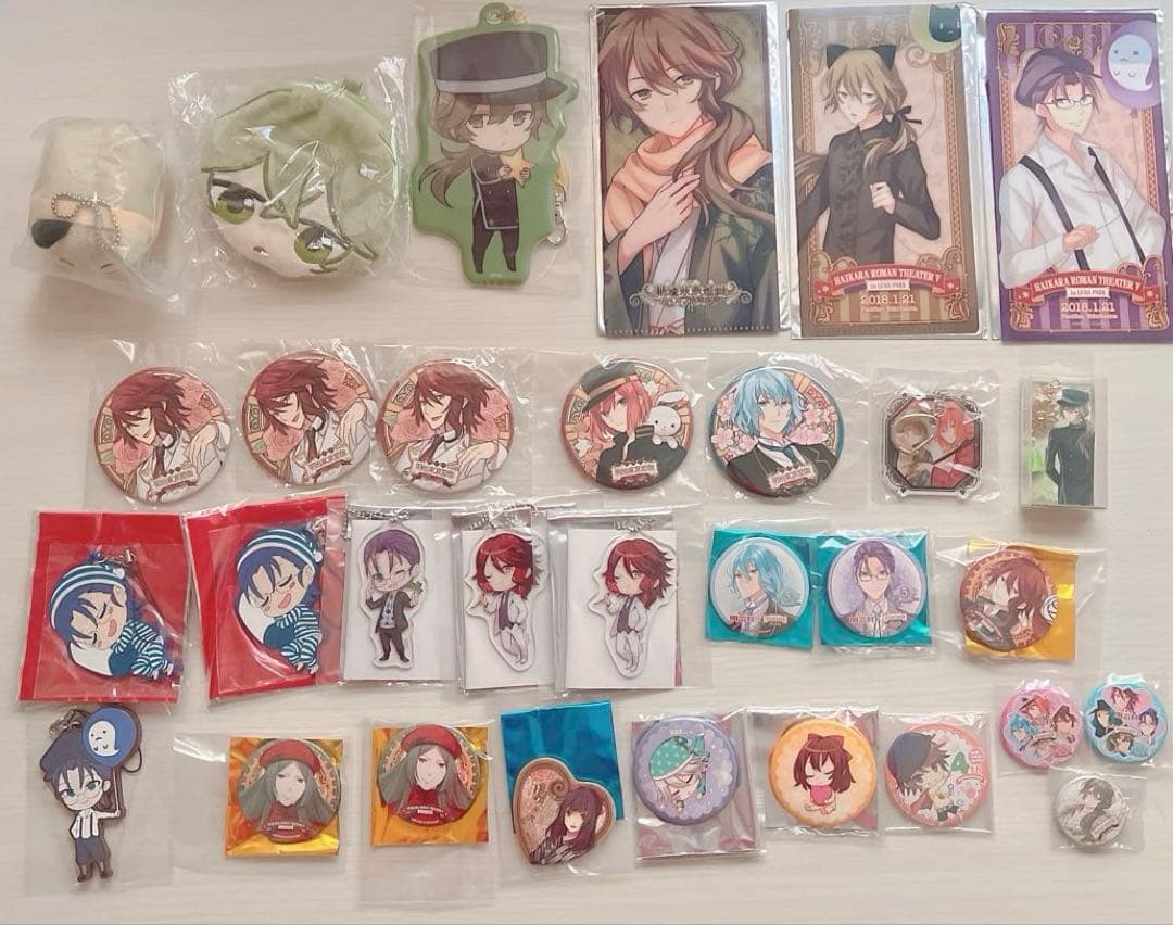 【画像複数枚】 明治東京恋伽　めいこい グッズセット 菱田春草 アクスタ 缶バ