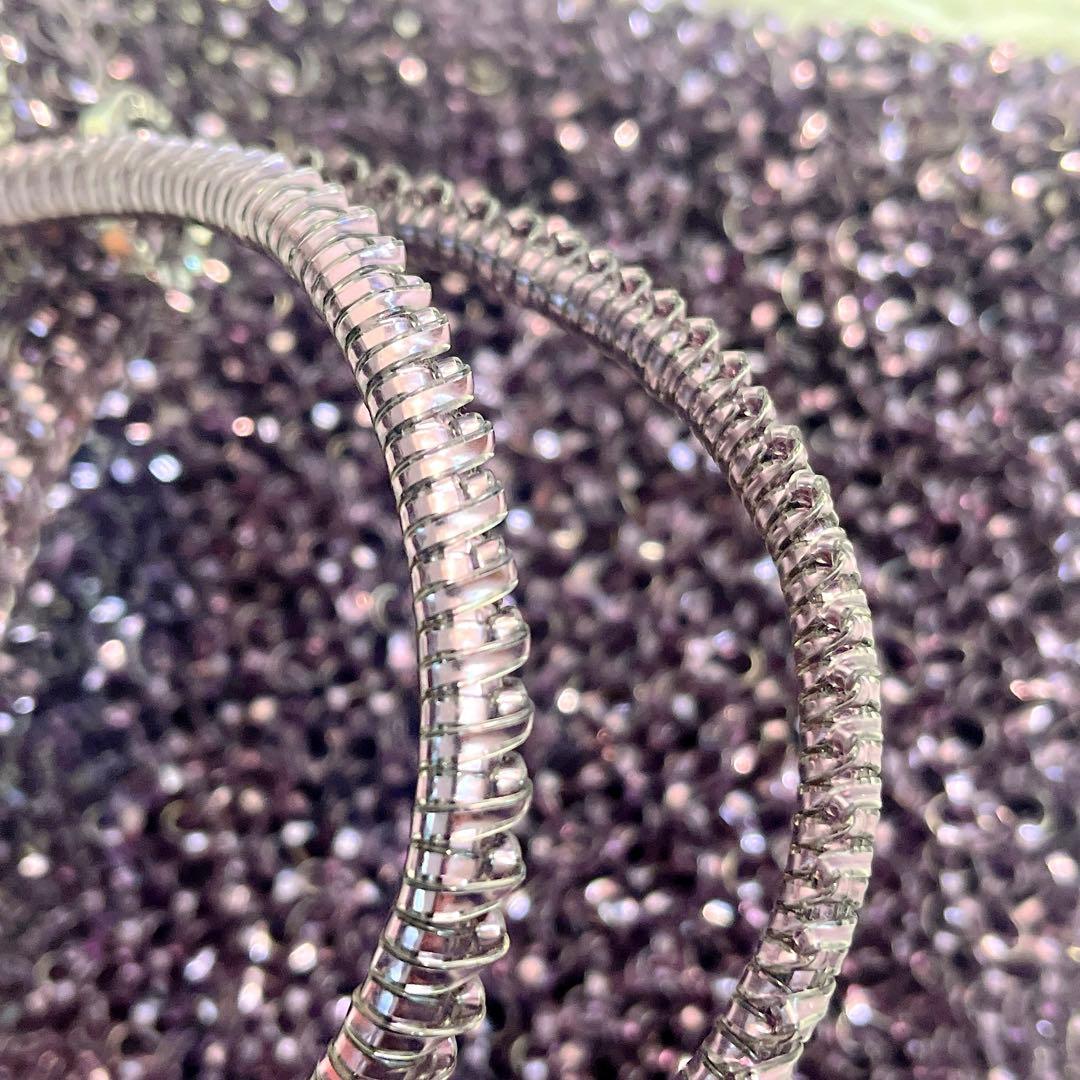 ANTEPRIMA アンテプリマ ワイヤーバッグ パープル スクエア