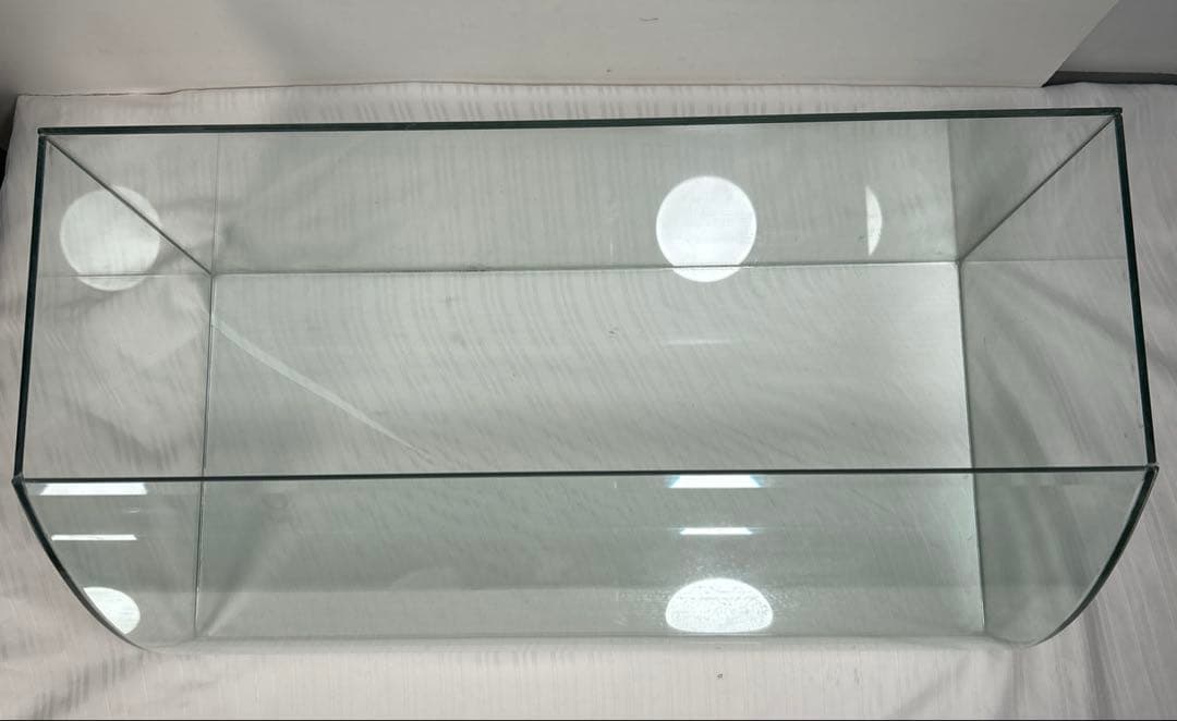 ガラス水槽 アクアシステム キュームガーデン ★曲面デザイン 熱帯魚用 透明