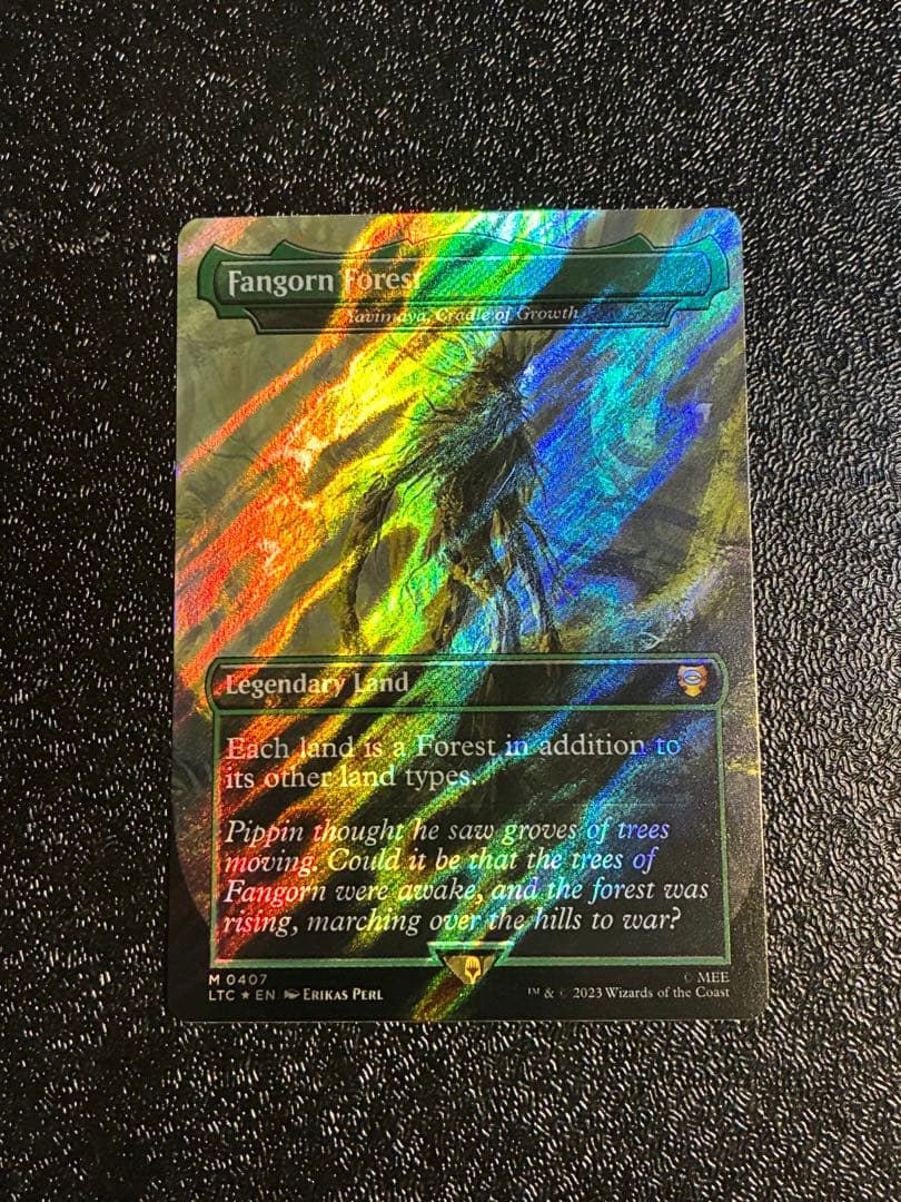 MTG 指輪物語　英語版　ホリデーリリース　ファンゴルンの森　サージfoil