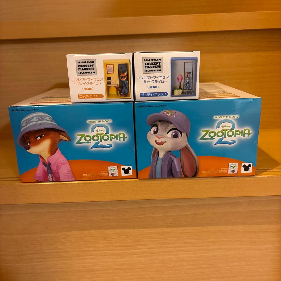 ズートピア2モニタートップフィギュア&コンセプトフィギュア