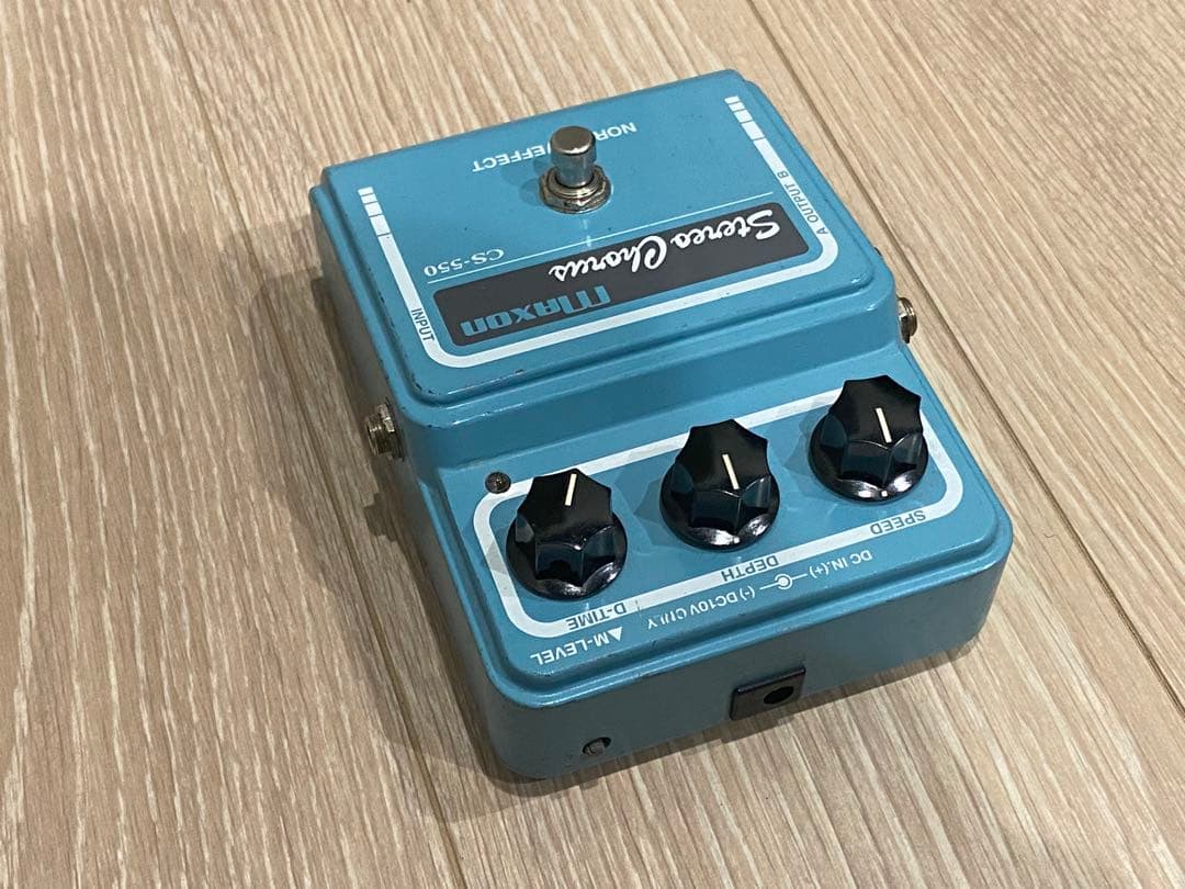 Maxon stereo chorus CS-550 純正電源ケーブル付き