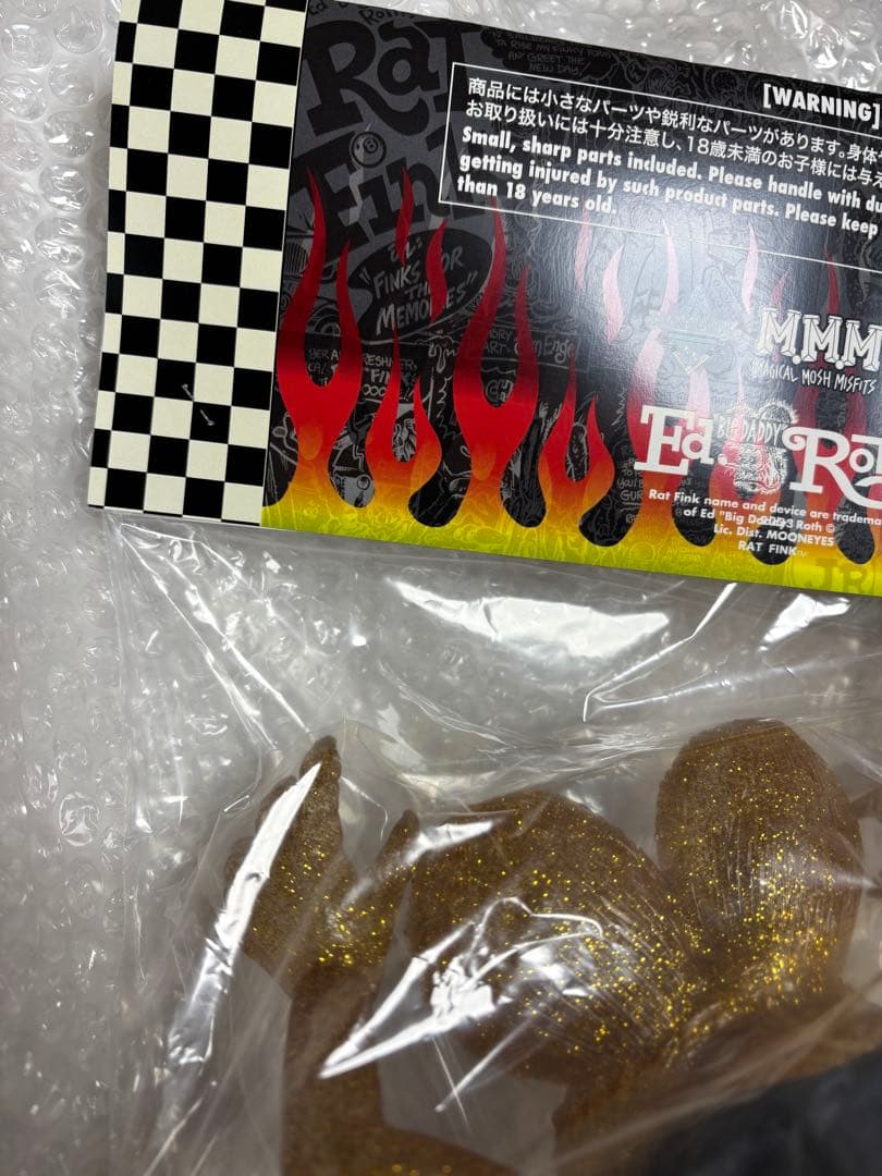 BlackBook Toy Asura Rat Fink ゴールド