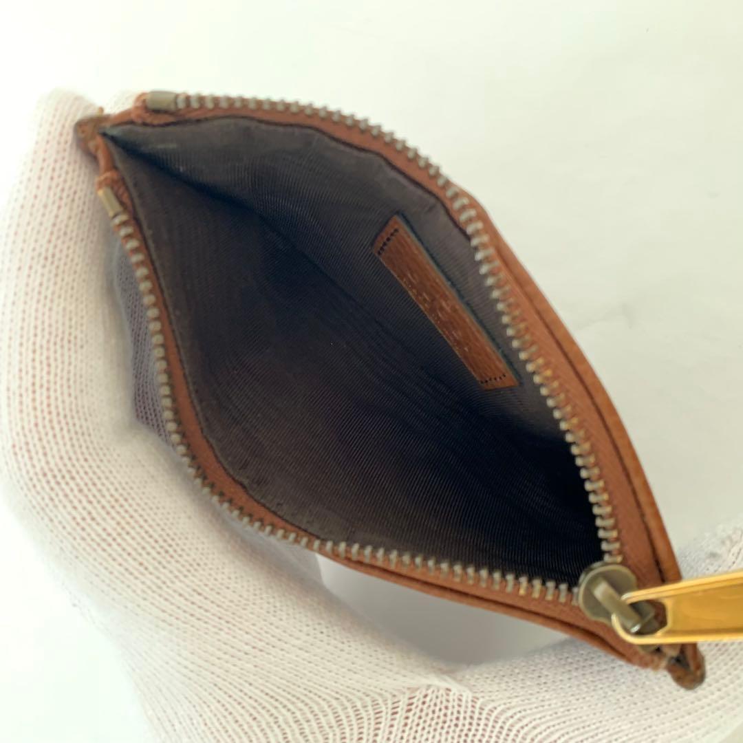 美品 GUCCI インターロッキング 小銭入れ デニム クレジットカードケース