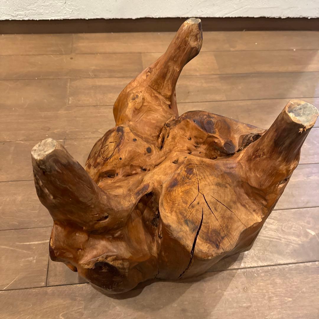 天然木 切り株 スツール オブジェ