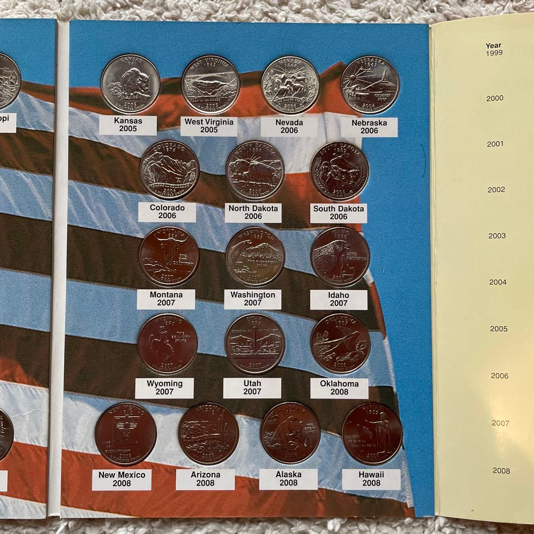 アメリカ 州(1999-2008) 完全50州クォーター 硬貨