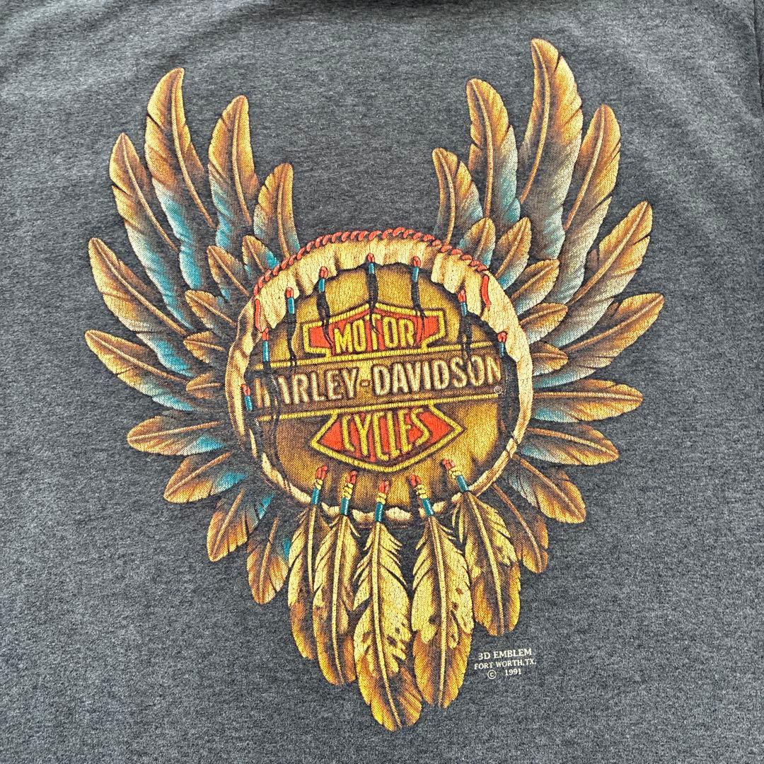 90s ハーレーダビットソン　 ビンテージ　Tシャツ シングルステッチ