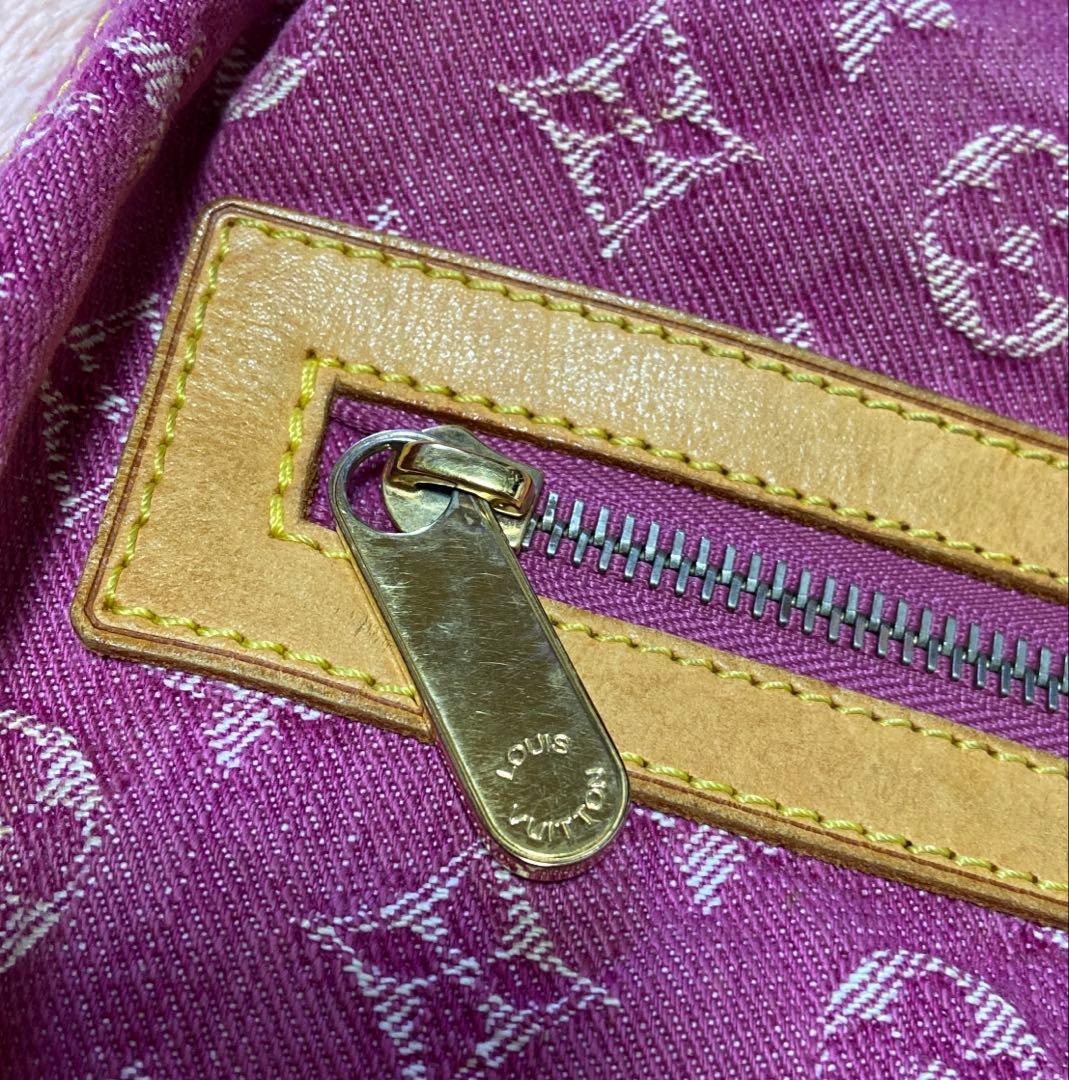 Louis Vuitton モノグラム デニム バギーGM ピンク