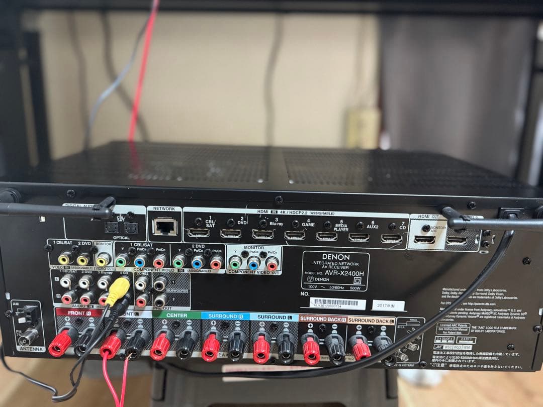 DENON HEOS AVアンプ AVR-X2400H