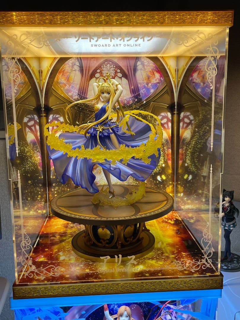 中古品特典付 専用のディスプレイケース　ソードアートオンラインアリス フィギュア