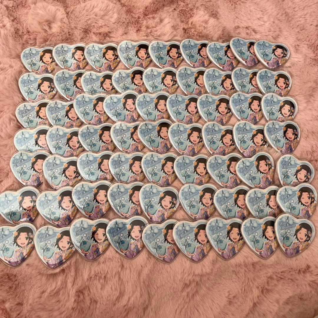 岡村直央 SideM アイドルマスター ホワイトデー 缶バッジ ハート 60個