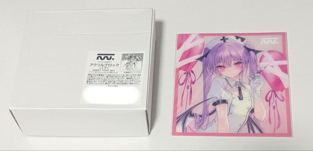 rurudo　アクリルブロック　色紙　イヴ　SWEET TOXIC Ver.