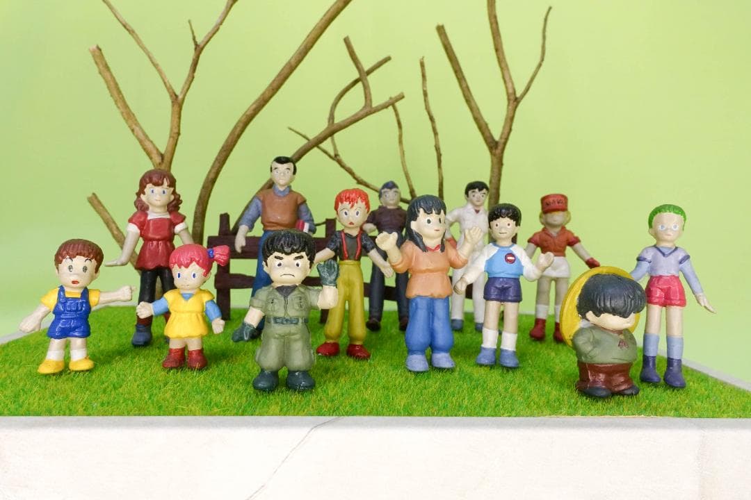 銀河漂流バイファム　消しゴムフィギュア　ジオラマ