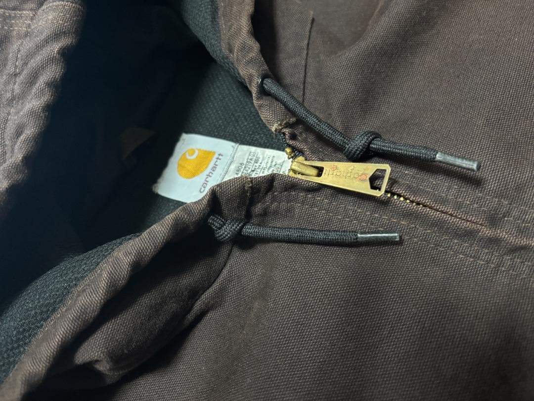 【激渋カラー】00's carhartt アクティブジャケット　ブラウン