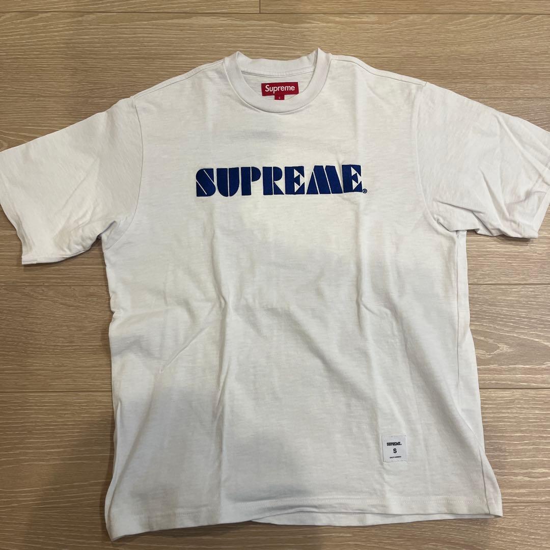 Supreme ロゴ Tシャツ Sサイズ ホワイト
