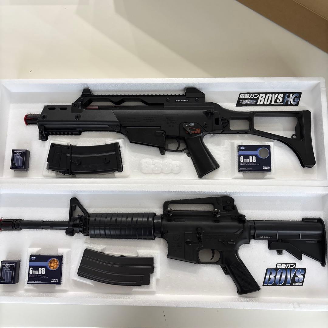 M4A1 Colt Carbine & G36C 電動ガンセット